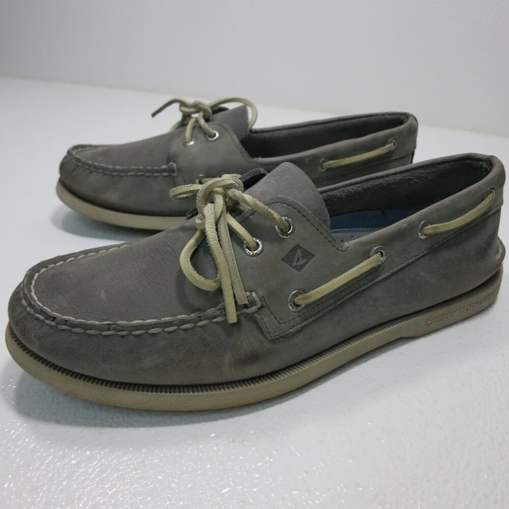 Sperry Top-Sider Nubuck Leather Boat Deck Shoes Men's Footwear Shoe's 10 M